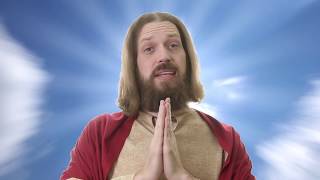 A warning message from Jesus about cupcakes in San Myshuno