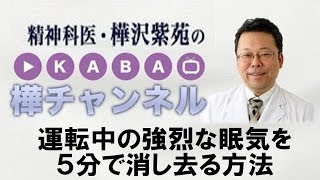 運転中の強烈な眠気を５分で消し去る方法(【精神科医・樺沢紫苑】正しい睡眠の知識