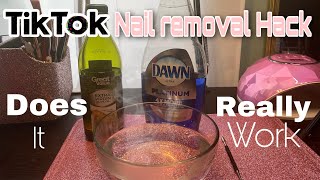 TikTok Nail REMOVAL HACK! Does it work !??!?