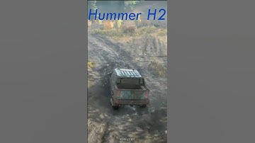 Hummer H2 stuck in the mud - SnowRunner #Shorts