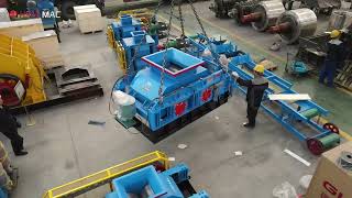 2PGY8080 Hydraulic Roller Crusher for Limestone Sand Making | 50 TPH Capacity