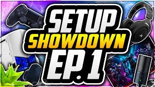 Setup Tour Showdown - Ep 1 Fortnite Budget Setup Edition Budget 14 Year Old Gaming Setup