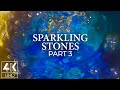 Cosmic Atmosphere of Blue Stones Underwater - Relaxing 4K TV Screensaver for Relax, Episode 3