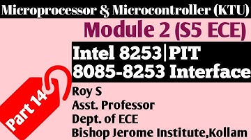 Module 2|Part 14|8253 Interfacing|Microprocessor & Microcontroller|S5 ECE|KTU