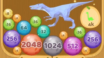 Dino 2048: Blob Merge Unlock 4k - Gameplay Part 3 (Android, iOS)