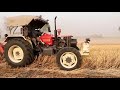 Indias 1st sawraj 855 4x4 75hp straw reaper dasmesh changer pully 