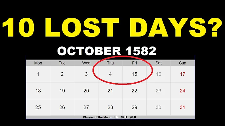 When have we LOST 10 Days? How does the Gregorian calendar work? | On This Day - 4th October | - DayDayNews