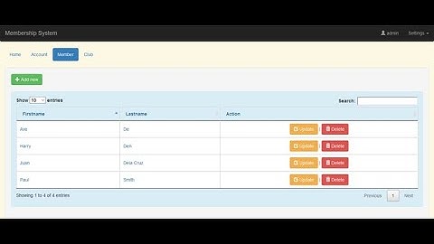 SIMPLE MEMBERSHIP SYSTEM IN PHP WITH SOURCE CODE