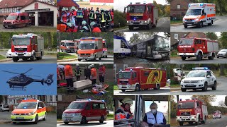 [ZUG VS BUS! | 80 VERLETZTE | GEMEINDE VOLLALARM | 2x E57] MANV GROSSÜBUNG IM LANDKREIS WOLFENBÜTTEL