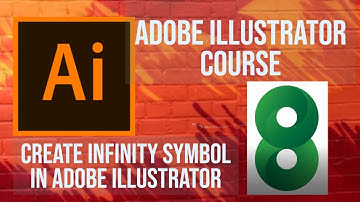 Adobe Illustrator Tutorials For Beginners - How to Create Infinity Symbol in Adobe Illustrator