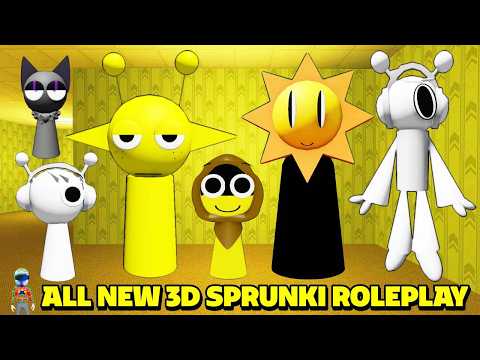 [ Whiten ] How to get NEW 5 Badges &amp; Morphs in 3D Sprunki Roleplay - Roblox