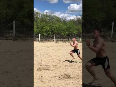 Тренировки. Пляж. Бег.