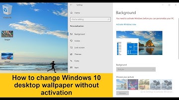 Change the Wallpaper on Unactivated Wındows 10 (All Ways)