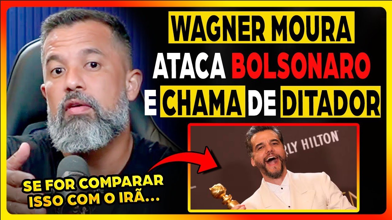 GLAUBER REAGE a FALA POLÊMICA de WAGNER MOURA no GLOBO DE OURO