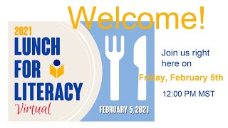 Learning Lab’s Virtual Lunch for Literacy