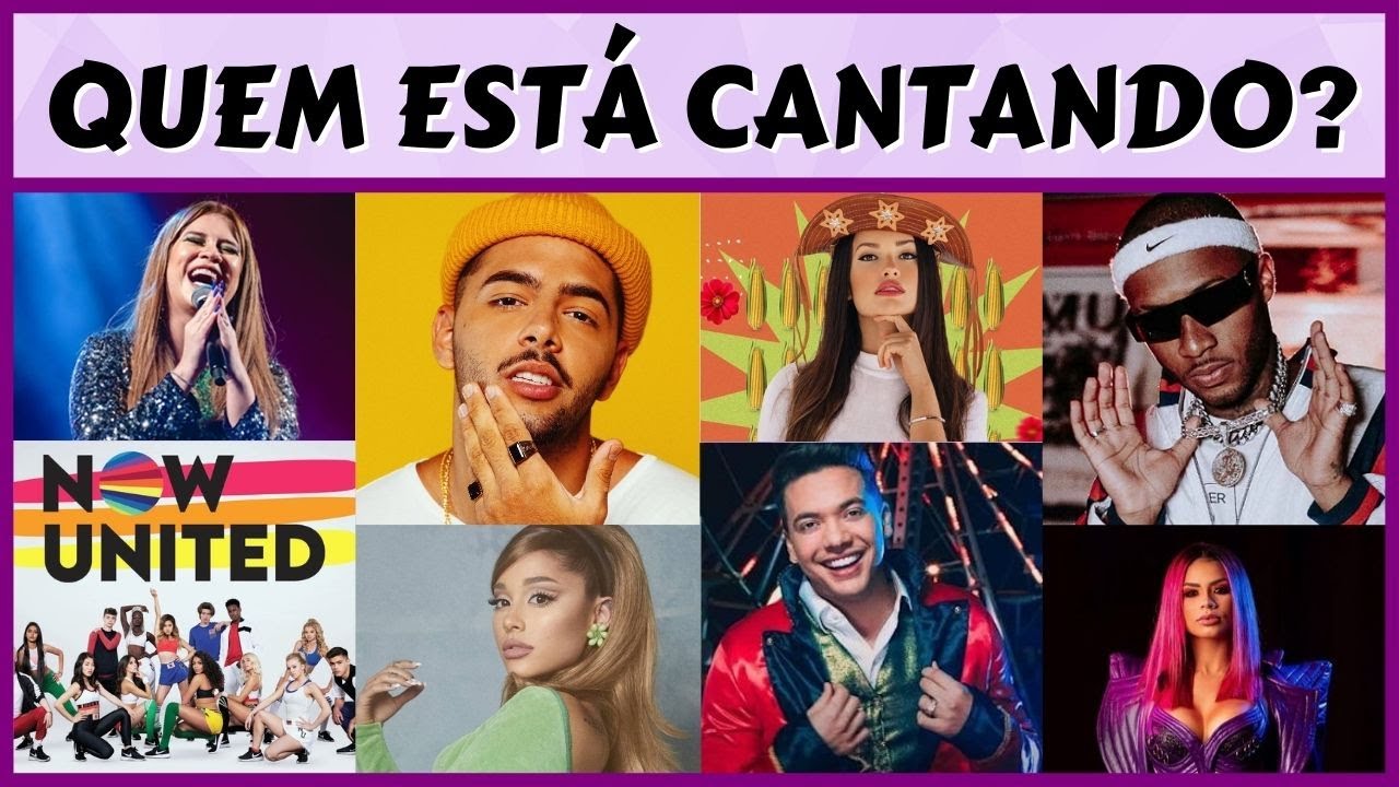 ADIVINHE QUEM ESTÁ CANTANDO #2 - QUIZ DA BABI