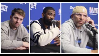 Dallas Mavs Postgame Interviews vs LA Clippers: Luka Doncic, Kyrie Irving, Jason Kidd