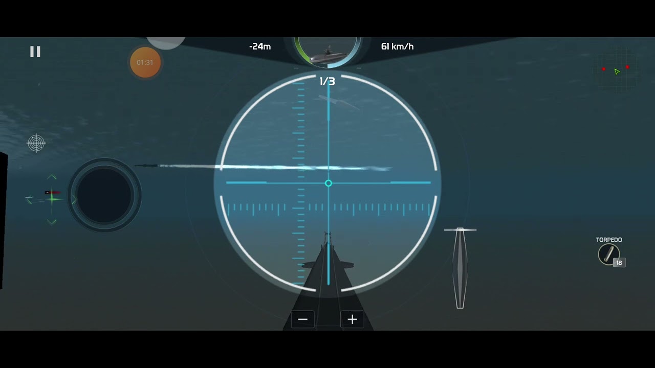 Submarine simulator instant naval battle mode - YouTube