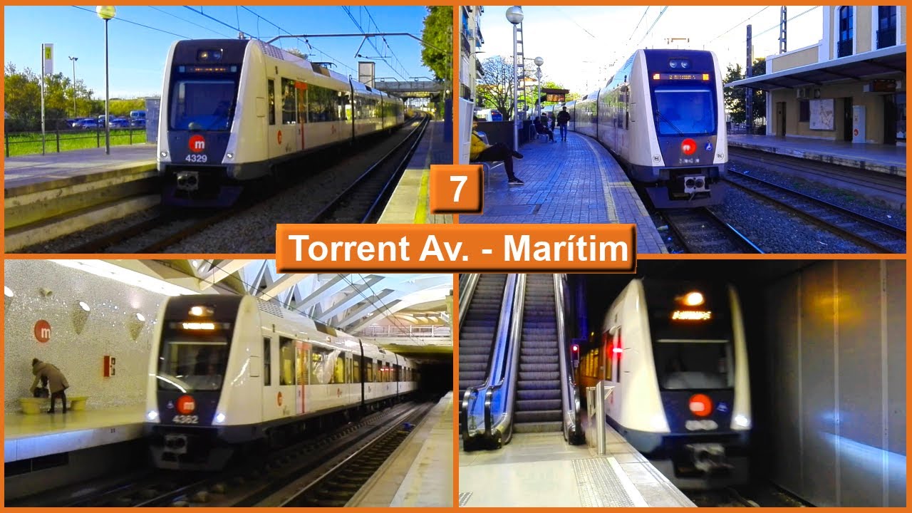 Метро Валенсии, линия 7 : Все станции ( FGV Metrovalencia ) ACC84