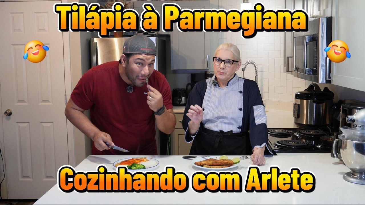 Tilápia à Parmegiana Fácil e Rápida | Receita Completa com Filé Crocante e Muito Sabor