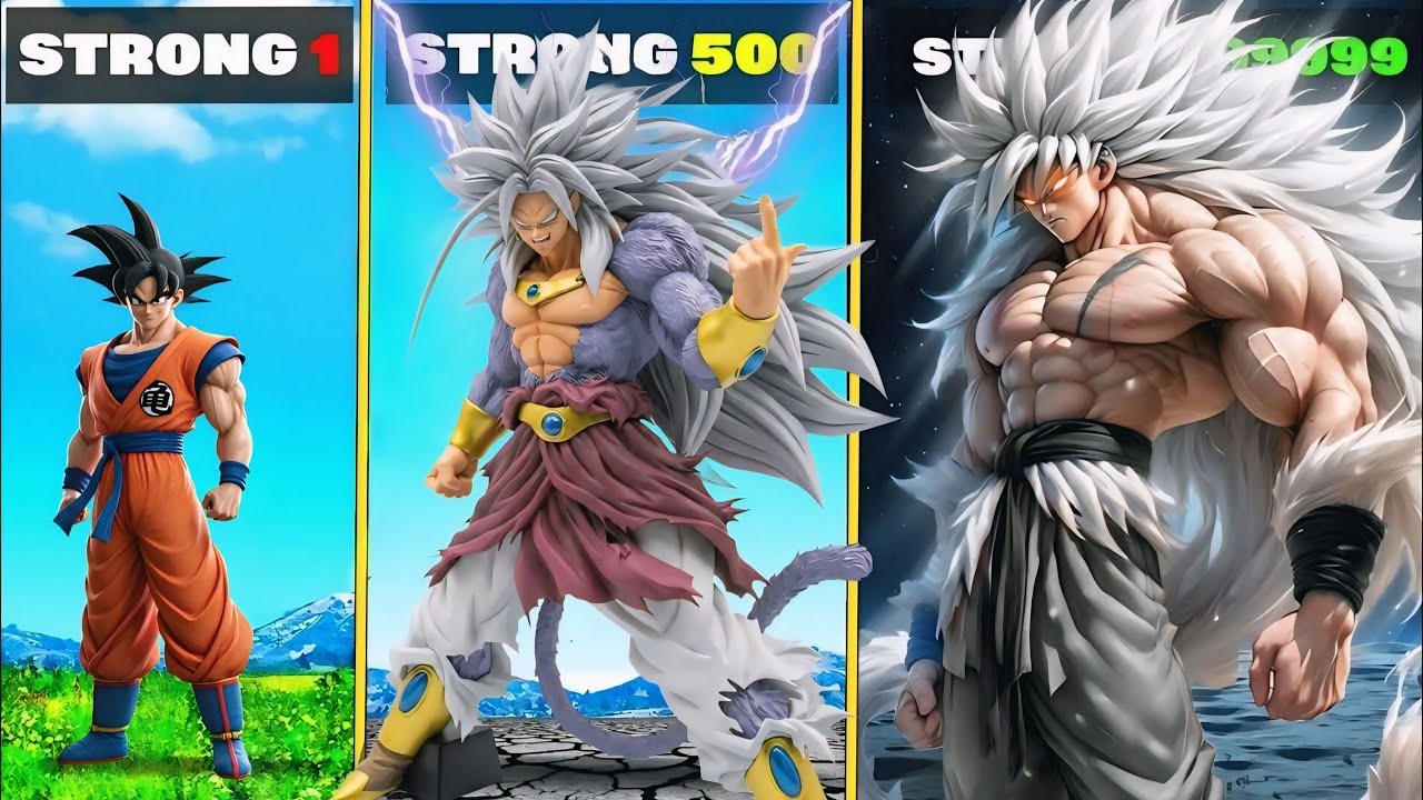 Upgrading LEVEL 1 GOKU to Strongest in gta 5