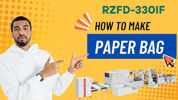 How Are Paper Bags Made Using RZFD-330IF? | Flat Handle Folding Paper Bag Machine
