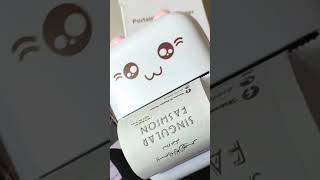 Thermal printer prints photos labels and notes #compact #useful