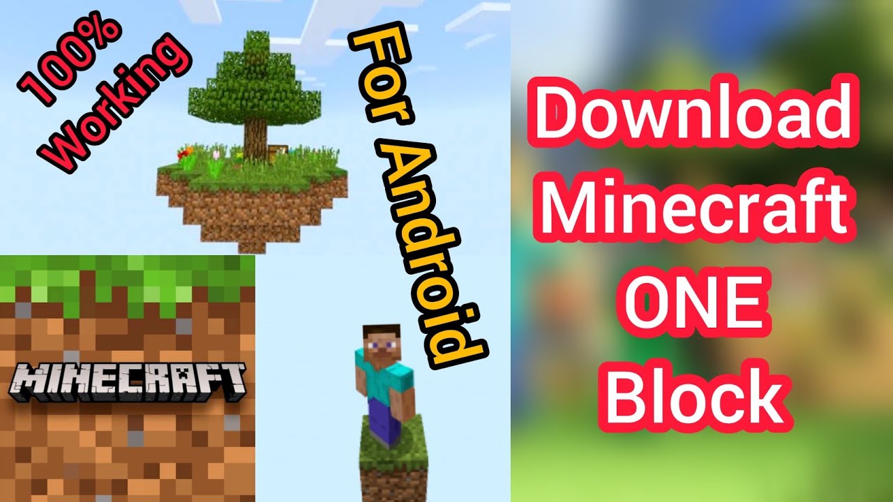 How to download Minecraft one Block world for Android