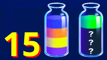 🧩 Sand Sorting Challenge 🧩 GAMEPLAY Part 15 Levels 70-74 (Android, iOS)