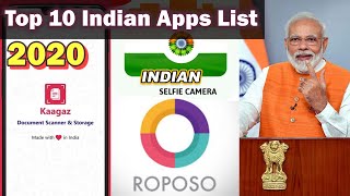 Top 10 Indian Apps List 2020 - Made In India screenshot 4