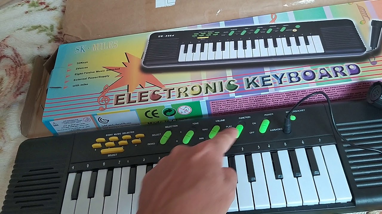 Henniu Piano eletrônico com teclado eletrônico de 37 teclas piano