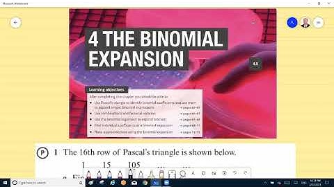 Binomial Expansion Chapter Review 4 part 1 A level