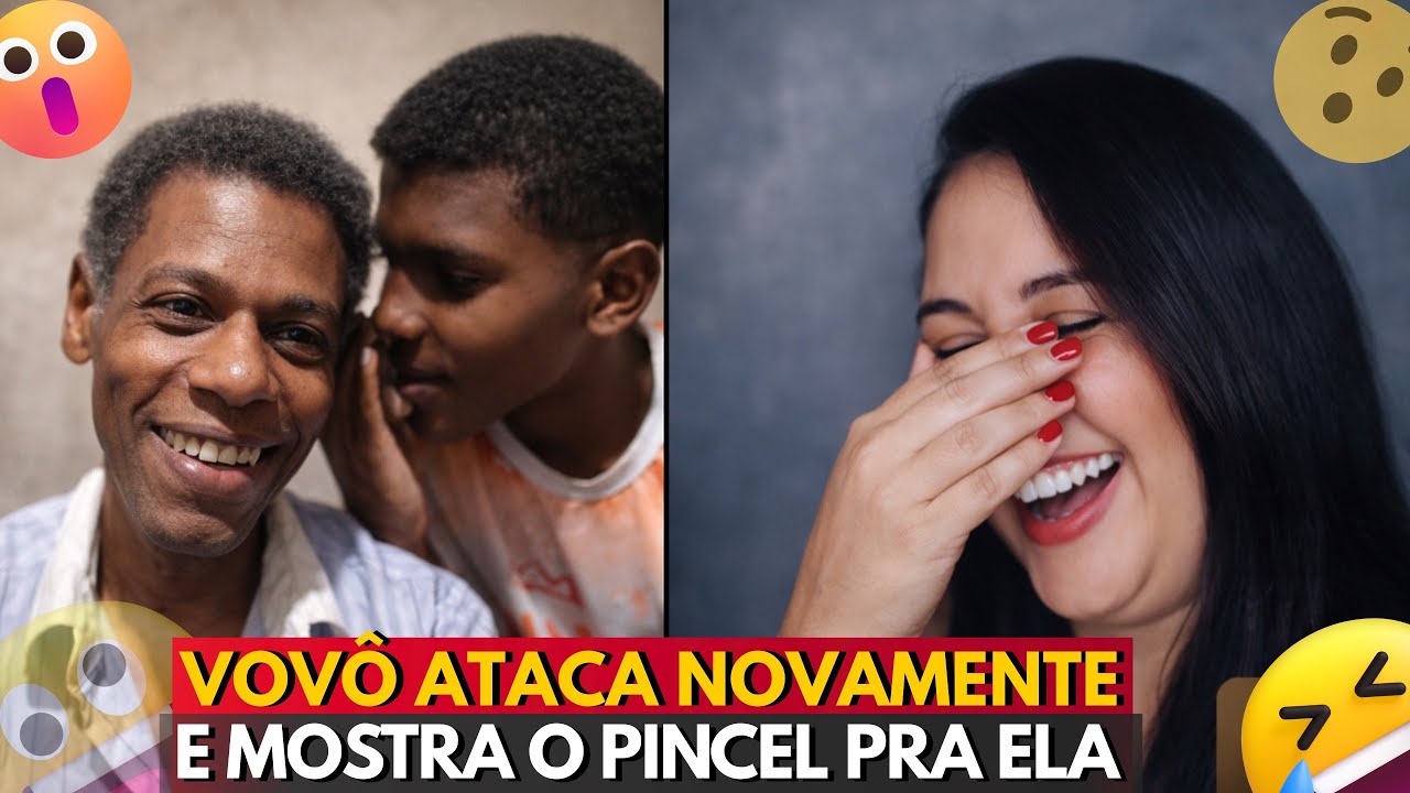 O NETO COCHICHOU ALGO E FEZ TODOS RIREM😳😂 | vovo e neto | humor garantido 