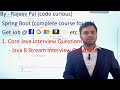 1. Core Java Interview Questions | Java 8 Stream Interview Questions | Complete Course for Job