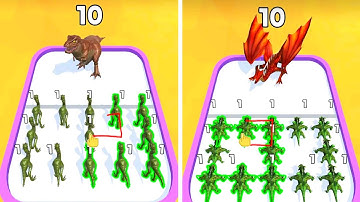 Merge Monsters Army - Max Level Gameplay Walkthrough Part 1 (Android, iOS)