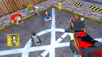 Nextbots Sandbox in Backrooms Shooter Gameplay 362 ,Sandbox Android Games  ios Walkthrough Simulator