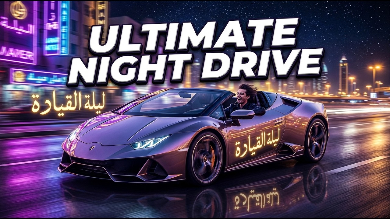 أغنية عربية حماسية بالذكاء الاصطناعي | AI COVER SONG – سقف مكشوف (أغنية قيادة ليلية) | Arabic AI Mus