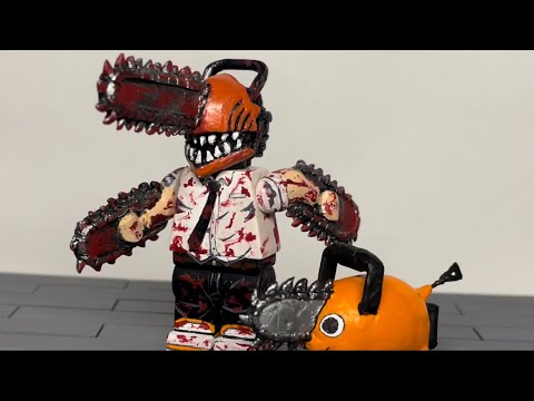 Lego Minifigure Denji from Chainsaw Man