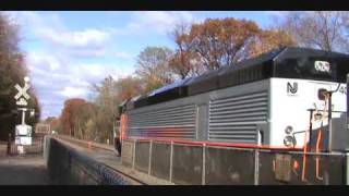 Double Headed NJT Trains 1111 & 1110    PL42AC #4025 and NJT #4108