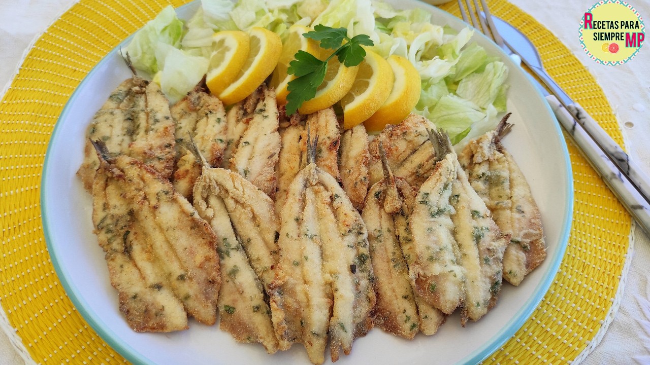 Boquerones al Limón 🍋 Típicos de los Chiringuitos Malagueños