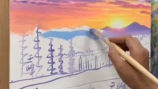 Oil Painting Tutorial: Create a Vibrant Landscape Masterpiece || WooGlobe