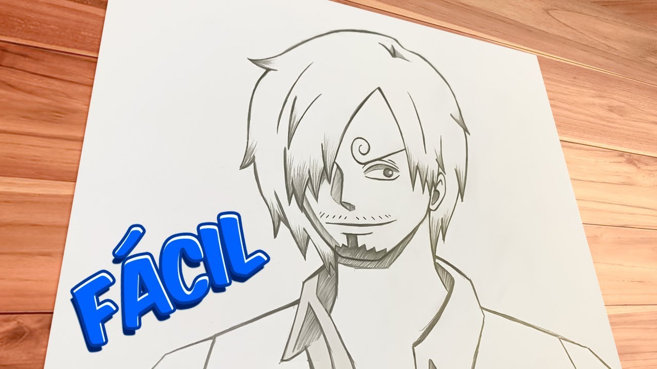 Cómo Dibujar a Sanji de One Piece Paso a Paso con Lápiz FACIL - YouTube