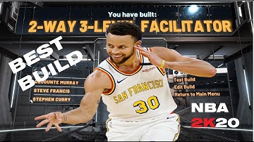 *BEST* 2-Way 3 Level Facilitator Build NBA 2K20