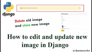 Part 3 : How to  edit and update image/data into database in Django | Django Image CRUD |