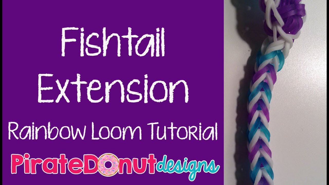Fishtail Extension/Add On Rainbow Loom Tutorial YouTube