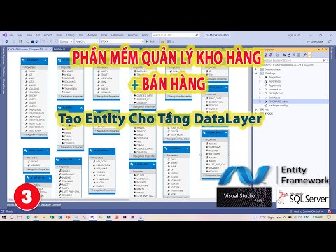 Video Bài 03 - Quản lý Kho hàng Bán hàng | Tạo Entity cho... - youtube