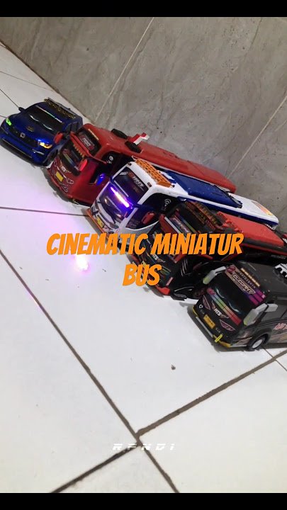 cinematic miniatur bus plastik #miniaturbus #cinematicbusviral #fyp #masukberanda #foryoupage