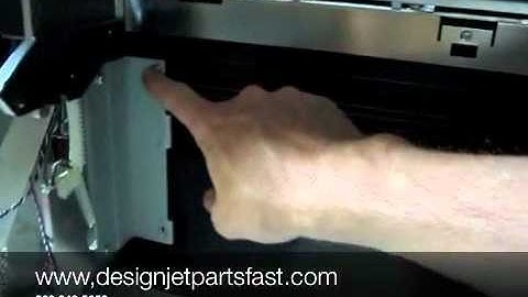 Designjet 1055cm Electronics Module removal\replacement