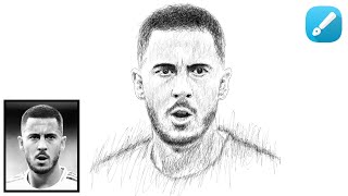 Tutorial Scribble Art Infinite Design Android | Eden Hazard screenshot 1