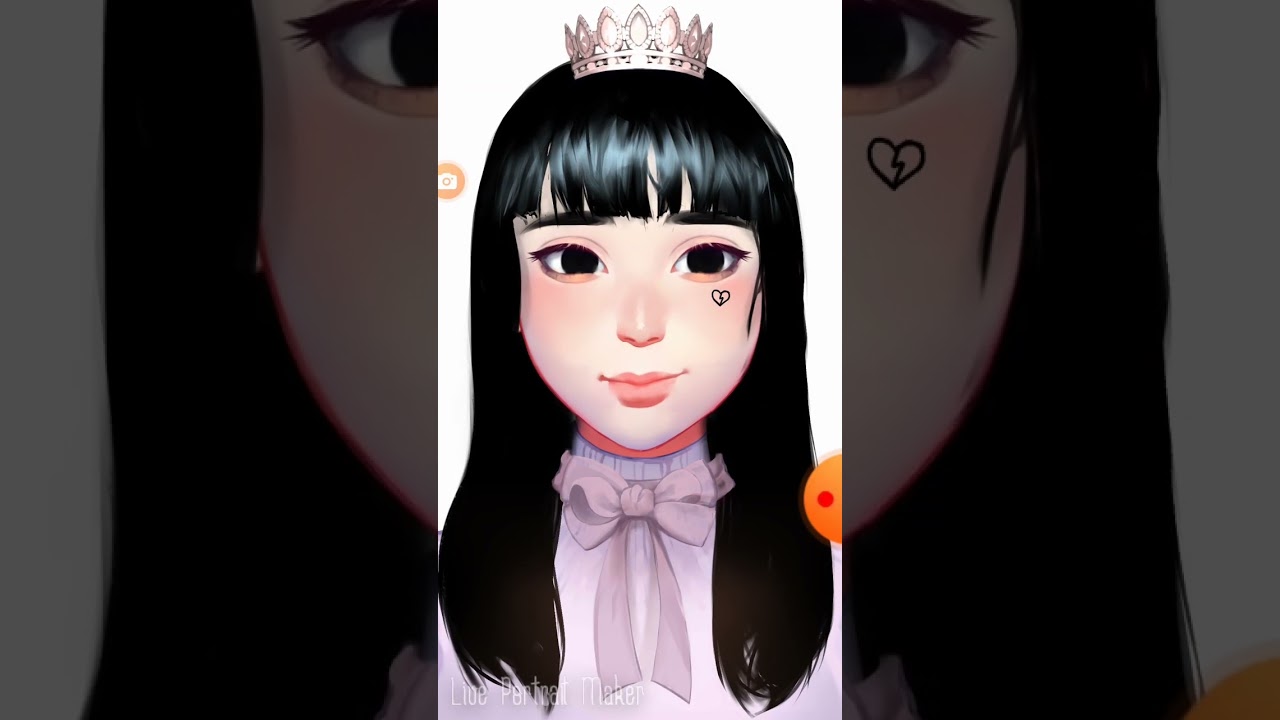 gameplay,live portrait maker,estilo princesa ,princess style